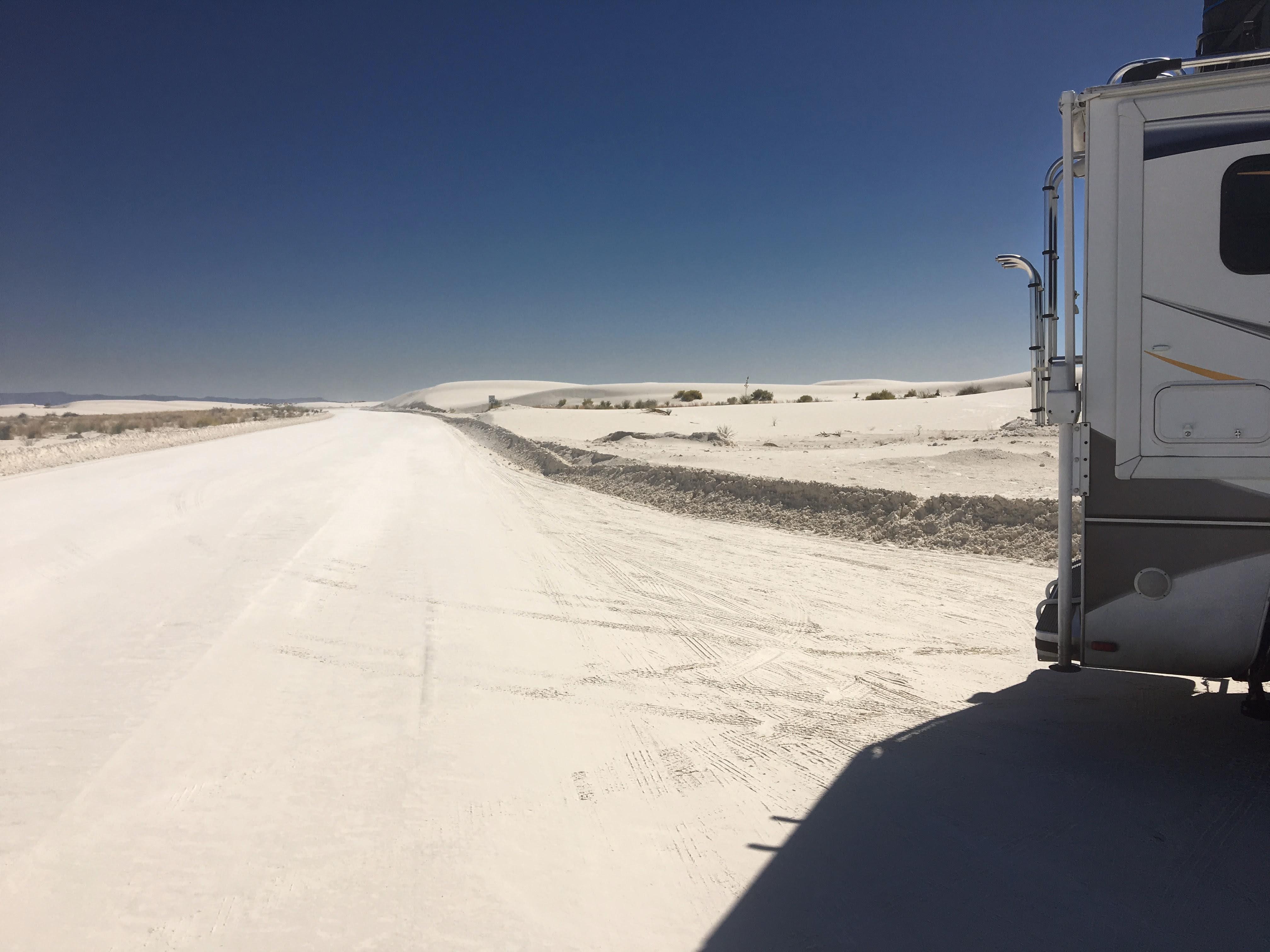 Rusty Camper at White Sands